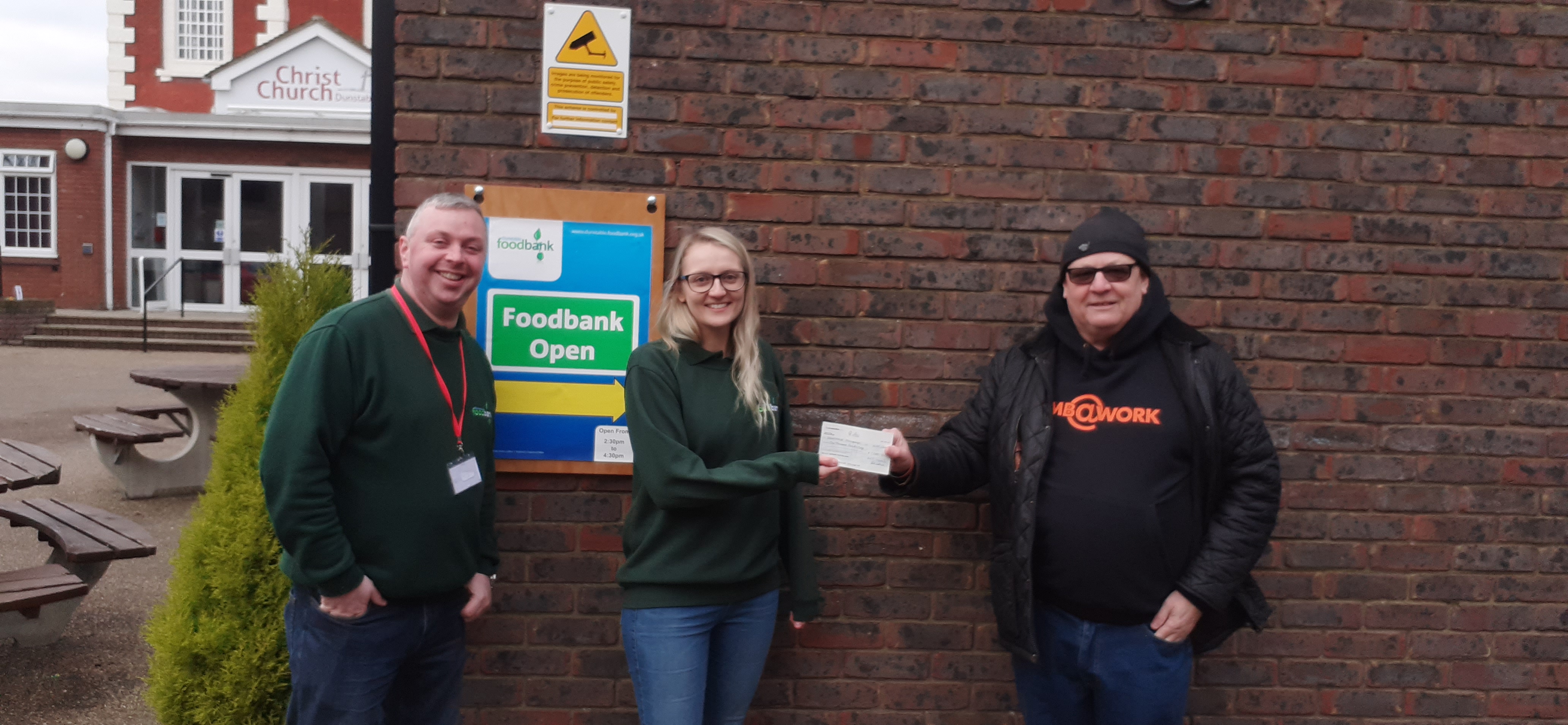 GMB London nominated five Food Banks to receive a donation of £1,000 Each from the TUUT Charitable Trust
